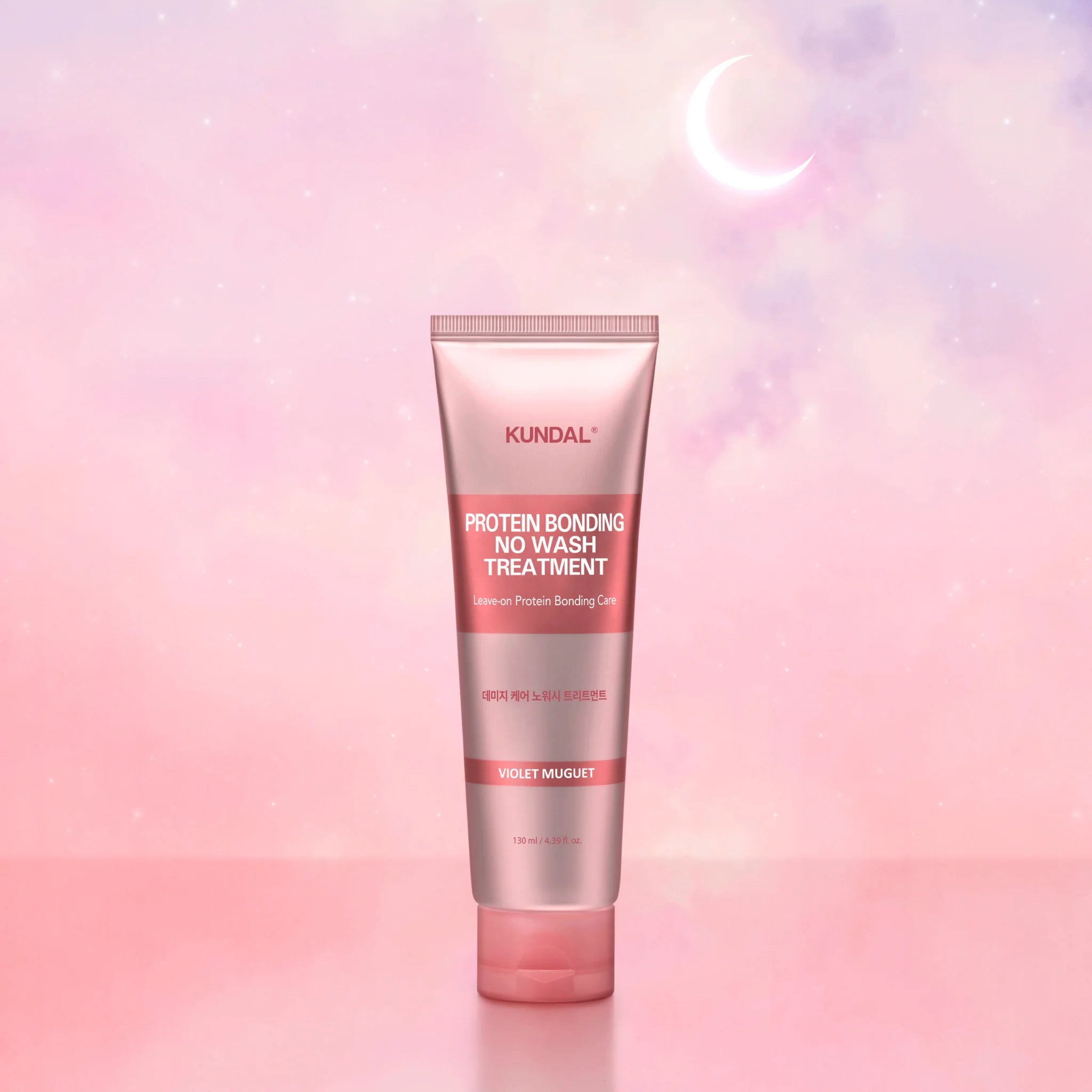 Nenoskalojams kopšanas līdzeklis matiem Kundal Protein Bonding No Wash Treatment Violet Muguet