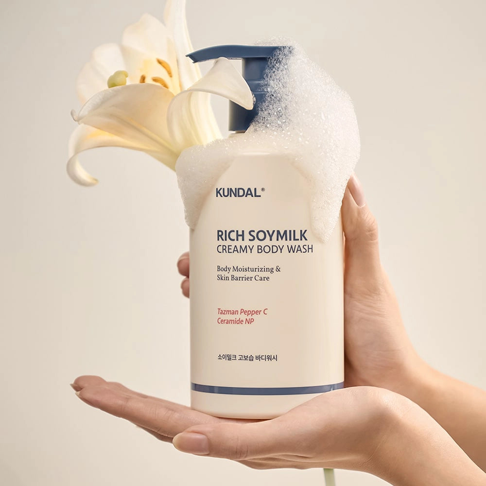 Увлажняющий крем-гель для душа Kundal Rich Soymilk Body Wash Mellow Vanilla
