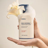 Увлажняющий крем-гель для душа Kundal Rich Soymilk Body Wash Mellow Vanilla
