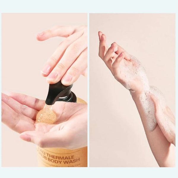 Skrubējošs dušas gels ķermenim Kundal Eau Thermale Spa Scrub Body Wash