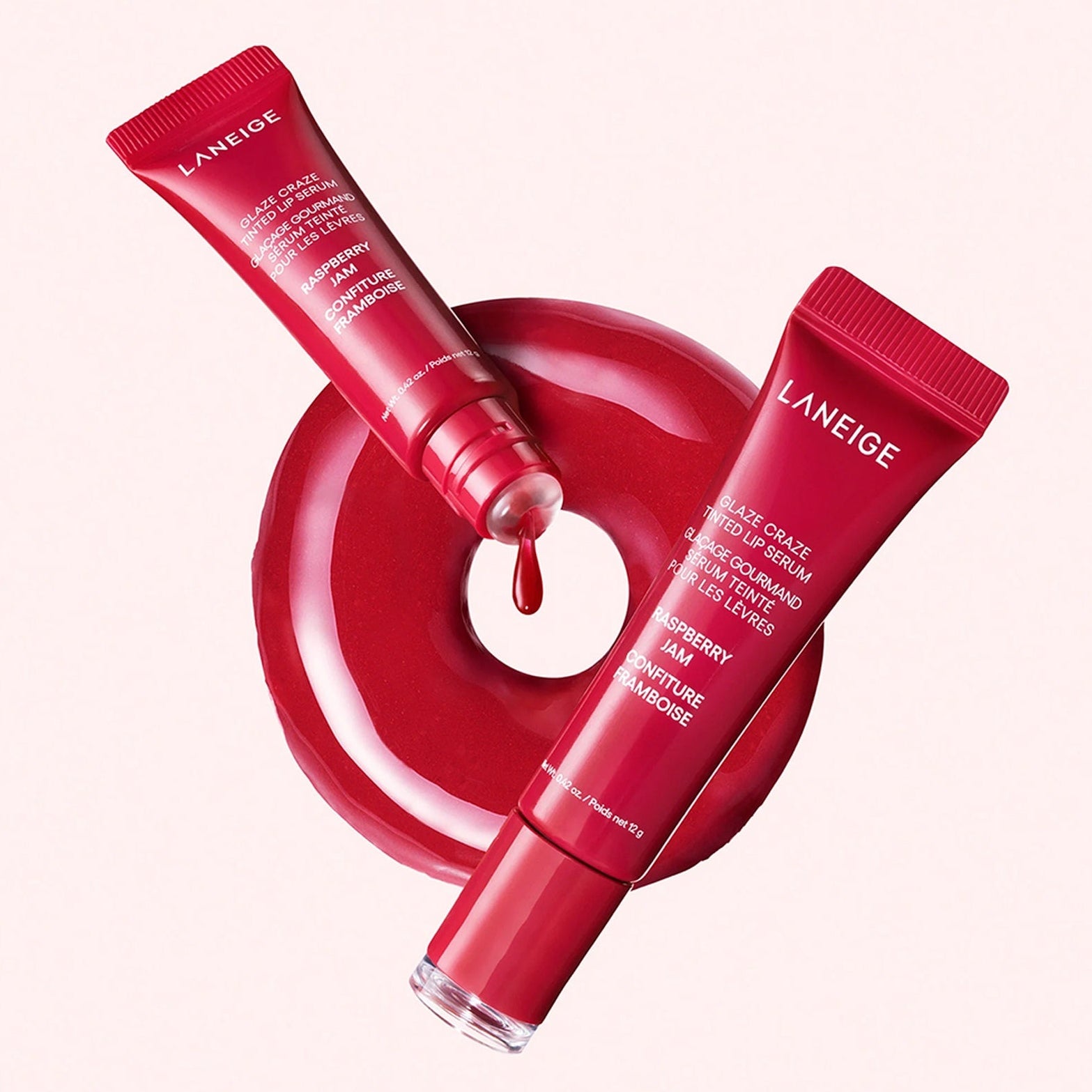 Оттеночный серум для губ Laneige Glaze Craze Tinted Lip Serum Raspberry Jam