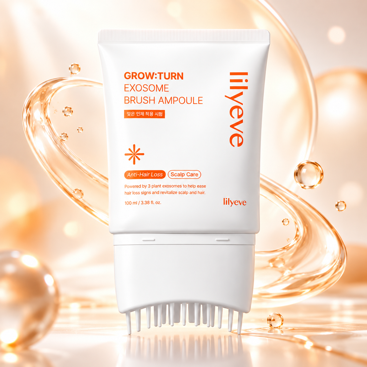 Ampula pret matu izkrišanu Lilyeve Grow: Turn Exosome Brush Ampoule
