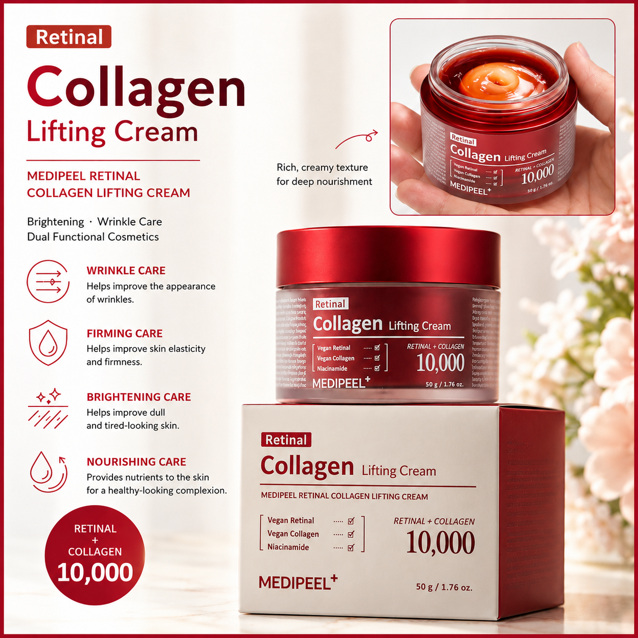 Крем для лица с ретиналем MEDI-PEEL Retinal Collagen Lifting Cream