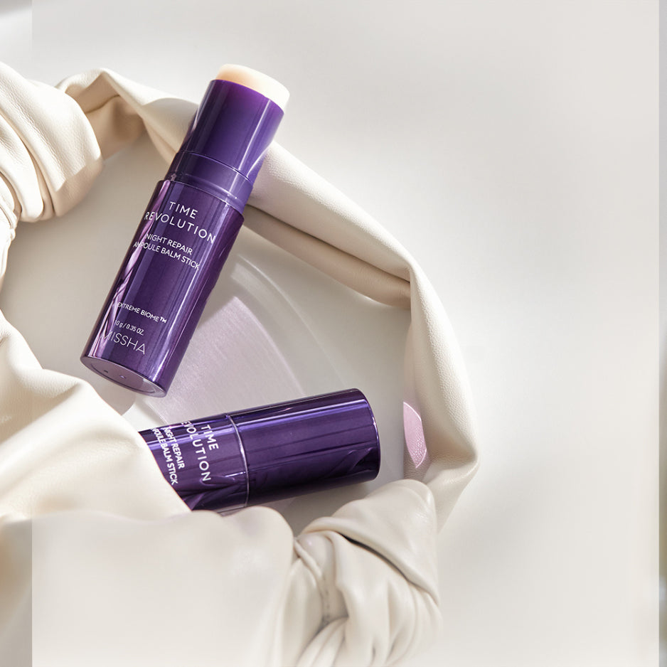 Pretgrumbu balzama stiks Missha Time Revolution Night Repair Ampoule Balm Stick