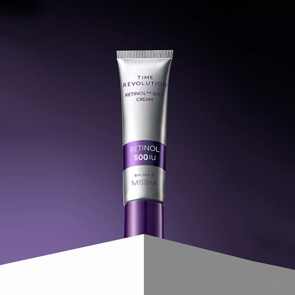 Омолаживающий крем с ретинолом MISSHA Time Revolution Retinol 500 Shot Cream