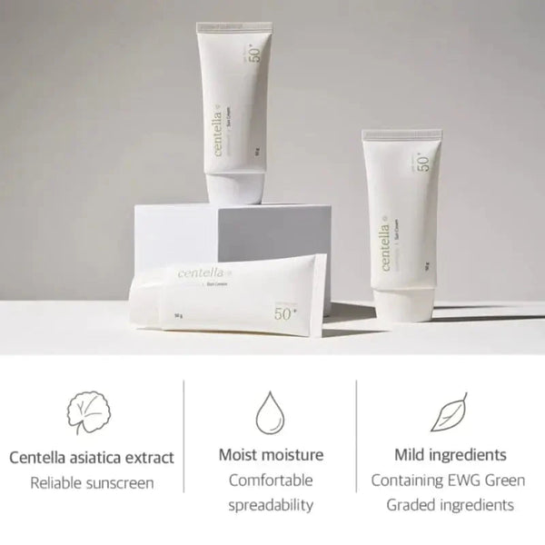 Saules aizsargkrēms MIXSOON Centella Sun Cream SPF50+ PA++++