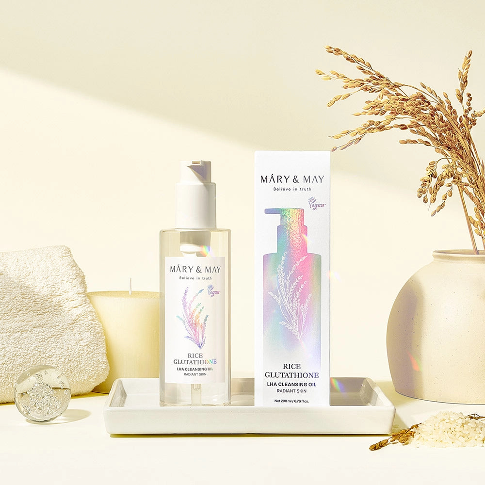 Hidrofīlā eļļa ar rīsu ekstraktu Mary&May Rice Glutathione LHA Cleansing Oil