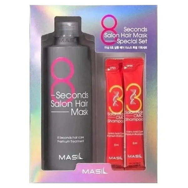 Maska ātrai matu atjaunošanai Masil 8 Seconds Salon Hair Mask Special Set