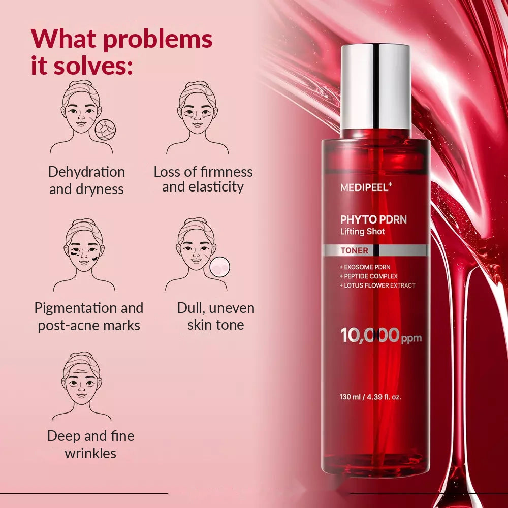 Liftinga toneris ar peptīdiem un PDRN Medi-Peel Phyto Ex Pdrn Lifting Shot Toner