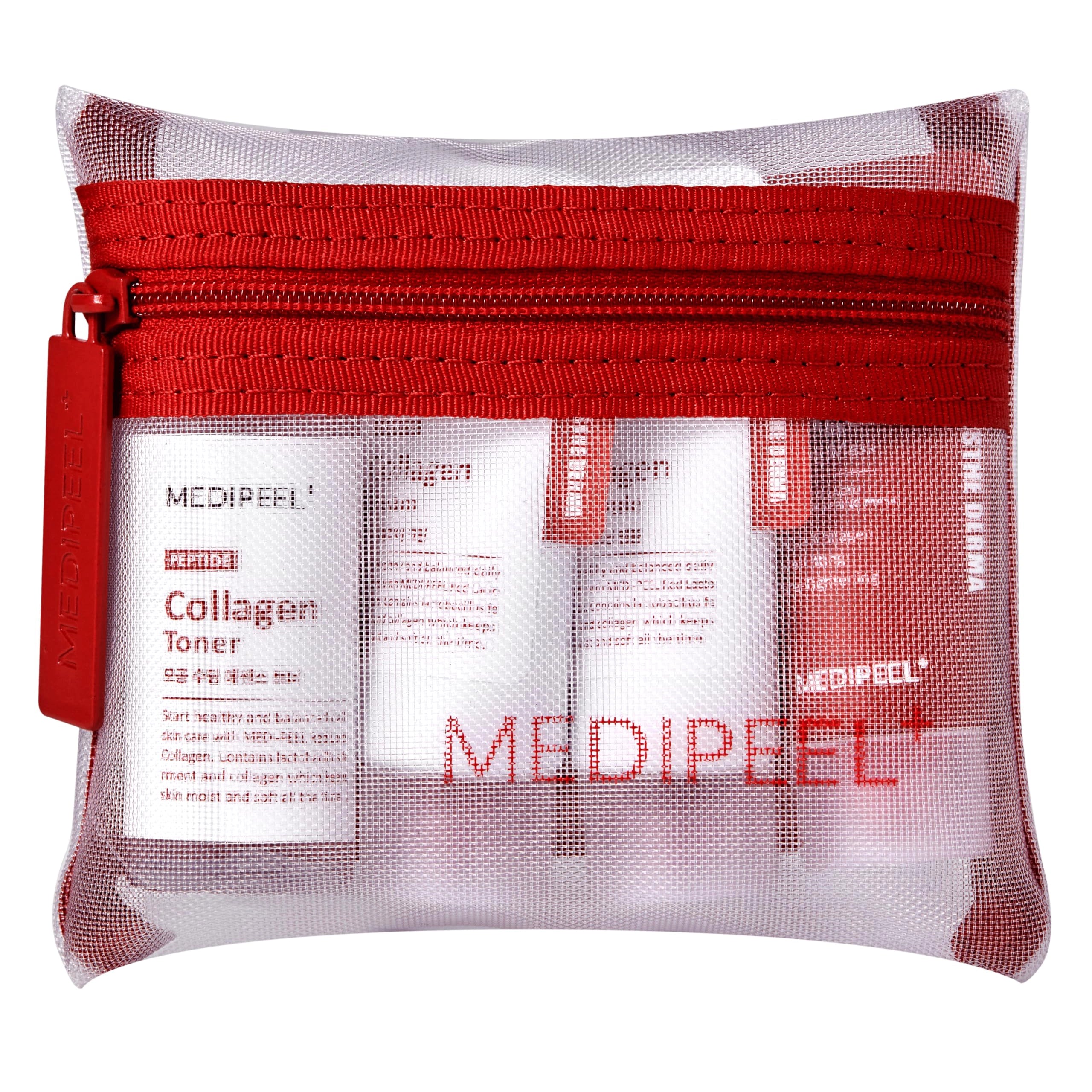 Mini iepakojumu komplekts sejas ādas kopšanai ar kolagēnu un peptīdiem Medi-Peel Red Lacto Collagen Skin Care Trial Kit