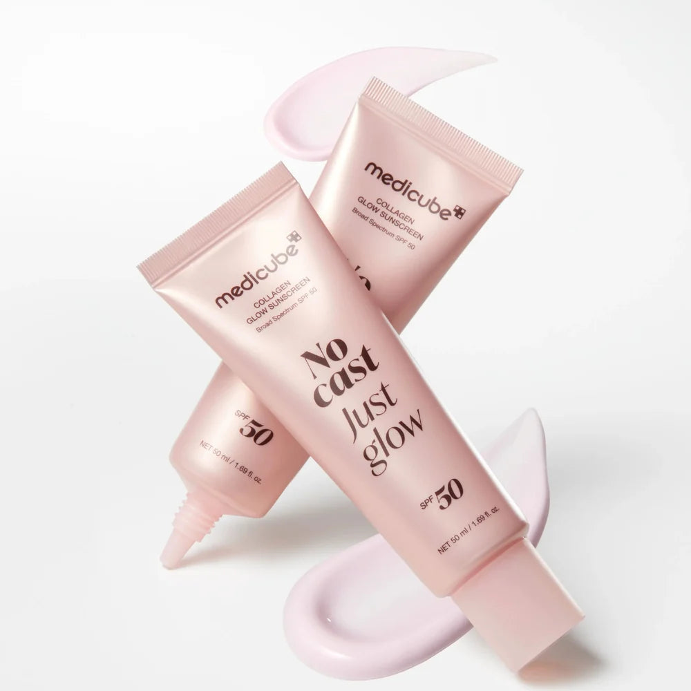 Viegls saules aizsargkrēms Medicube Glow Collagen Sunscreen SPF50+