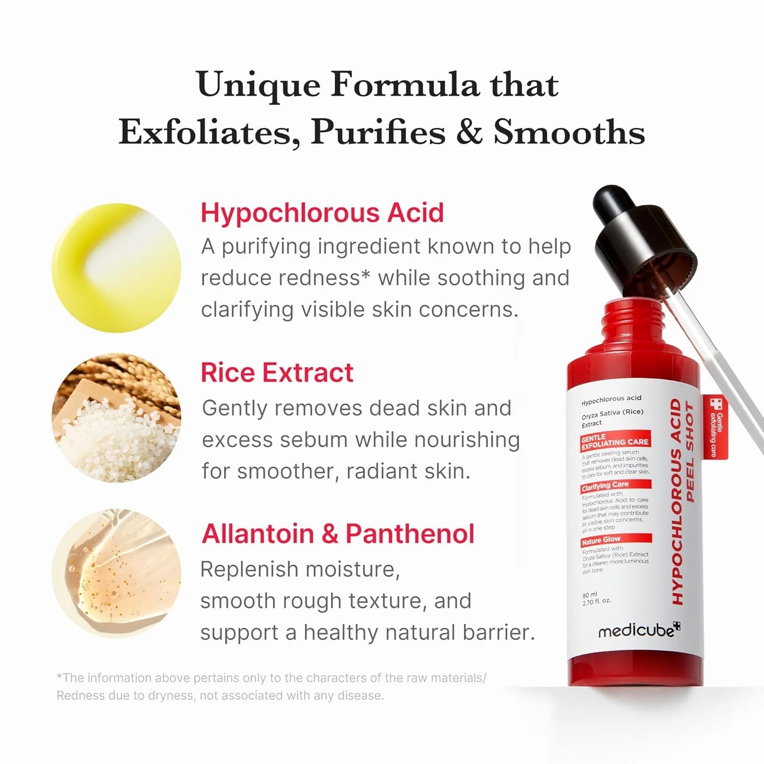 Pīlings problemātiskai ādai Medicube Hypochlorous Acid Peel Shot