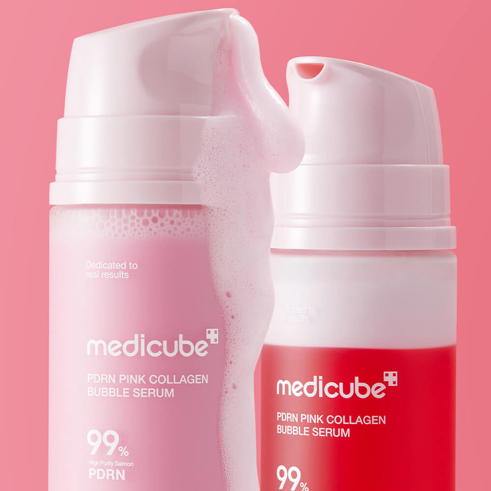 Burbuļveida serums Medicube PDRN Pink Collagen Bubble Serum