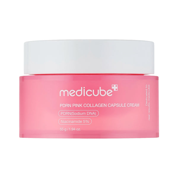 Укрепляющий лифтинг-крем с капсулами Medicube PDRN Pink Collagen Capsule Cream