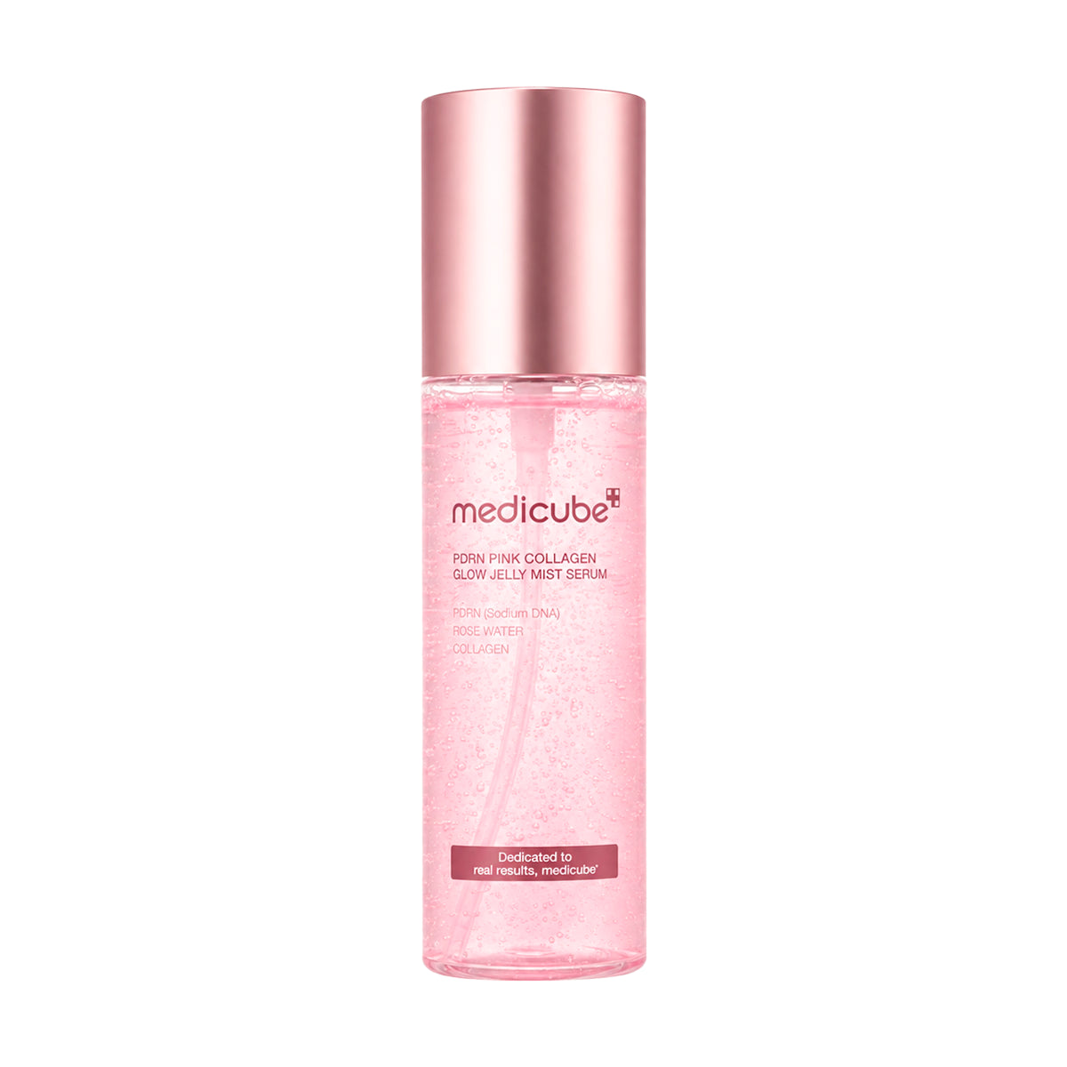Divfāžu sejas mists-serums Medicube PDRN Pink Collagen Glow Jelly Mist Serum