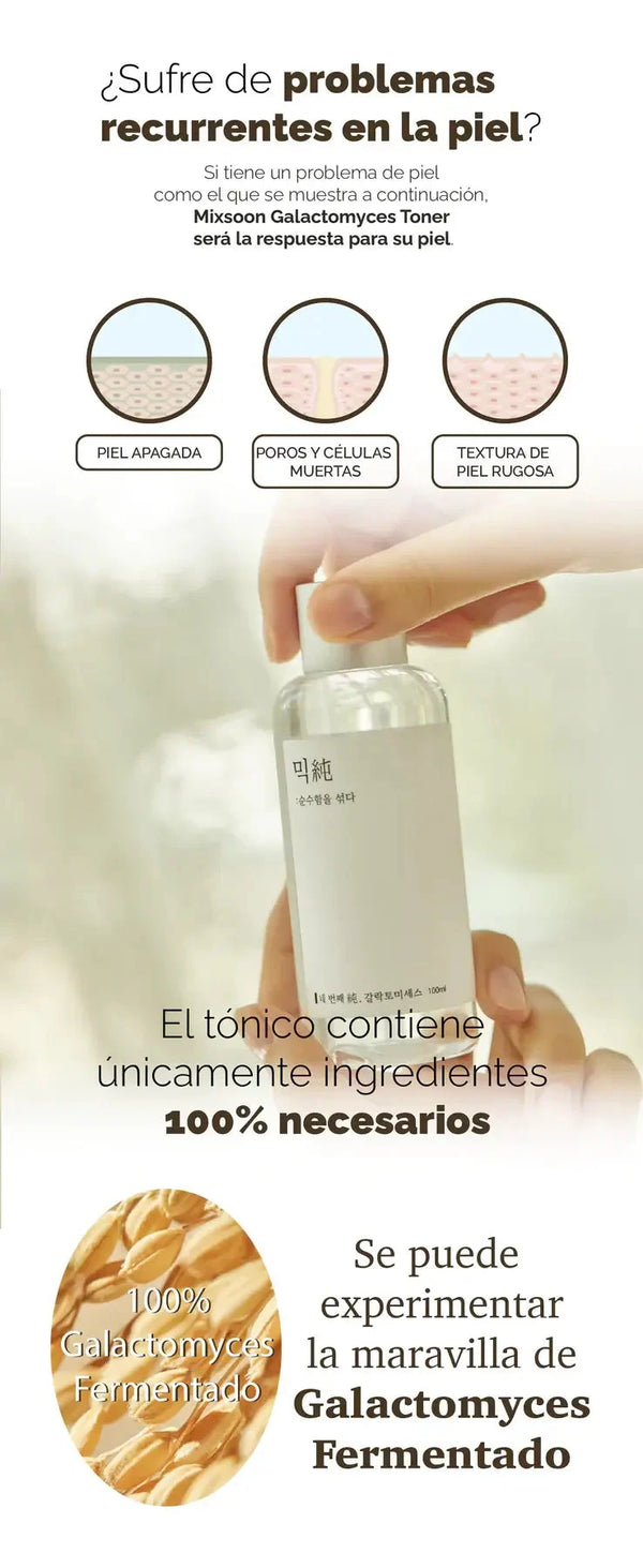 Toniks sejai Mixsoon Galactomyces Toner