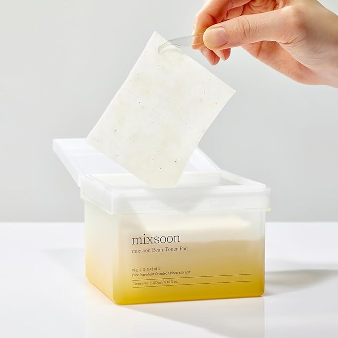 Intensīvi mitrinoši un balinoši spilventiņi ar toniku Mixsoon Bean Toner Pad