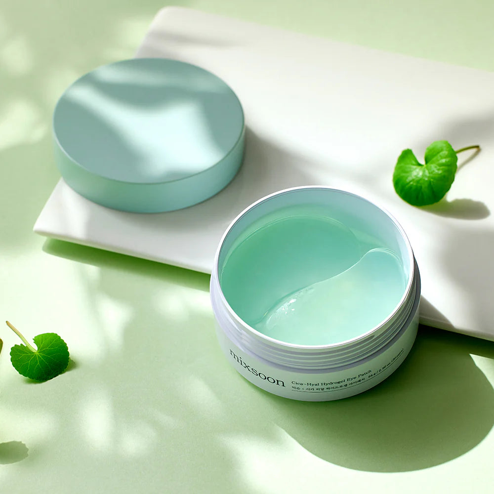 Nomierinošie acu plāksteri Mixsoon Cica-Hyal Hydrogel Eye Patch