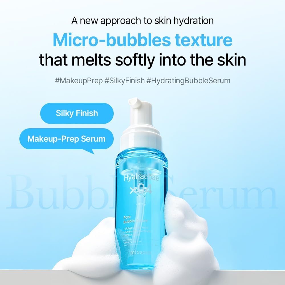 Лёгкая пузырьковая сыворотка Mixsoon Hyalraebae Pore Bubble Serum