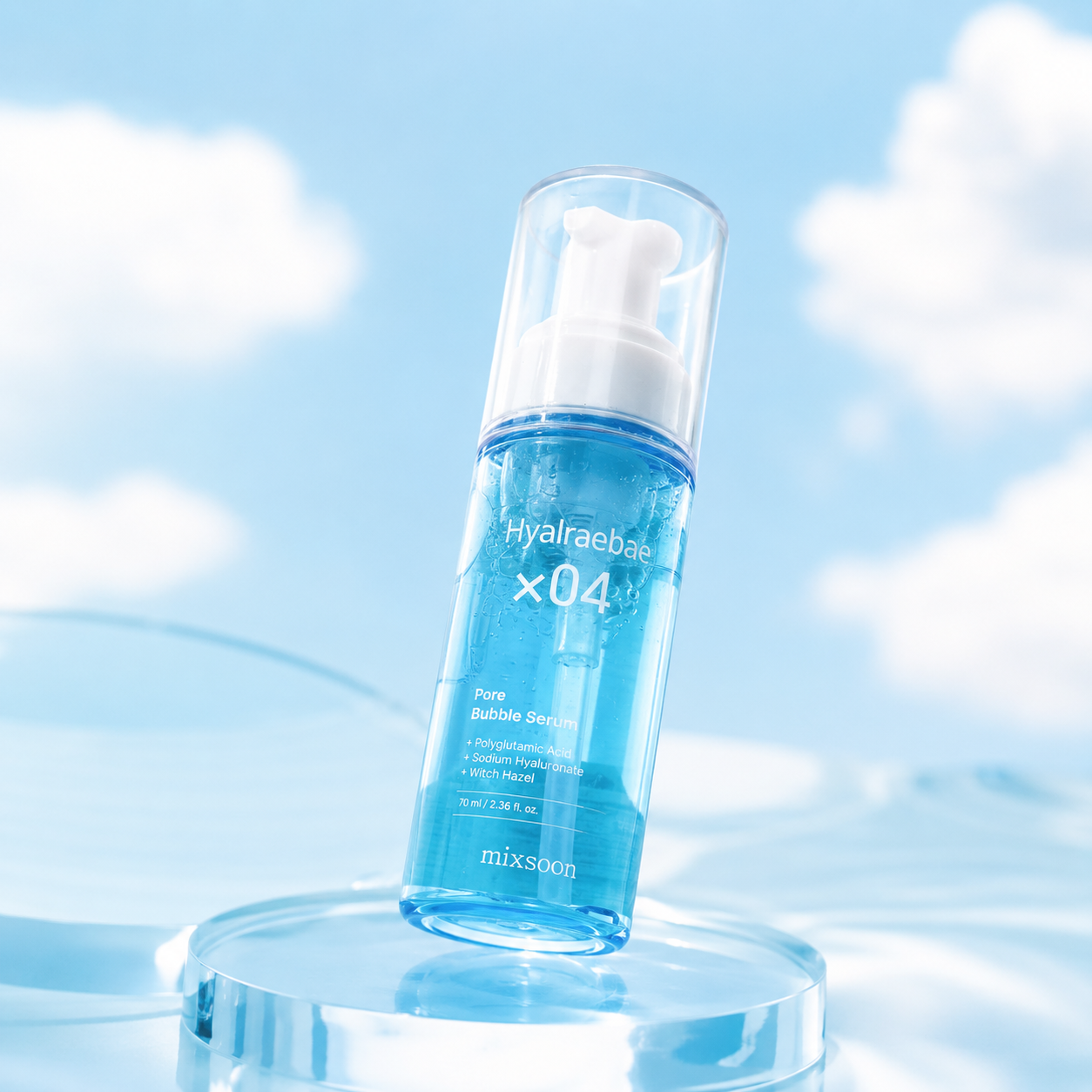 Лёгкая пузырьковая сыворотка Mixsoon Hyalraebae Pore Bubble Serum
