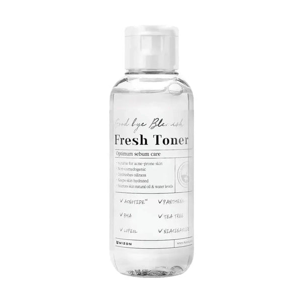Vegānisks antibakteriālais toniks problemātiskai ādai Mizon Good Bye Blemish Fresh Toner