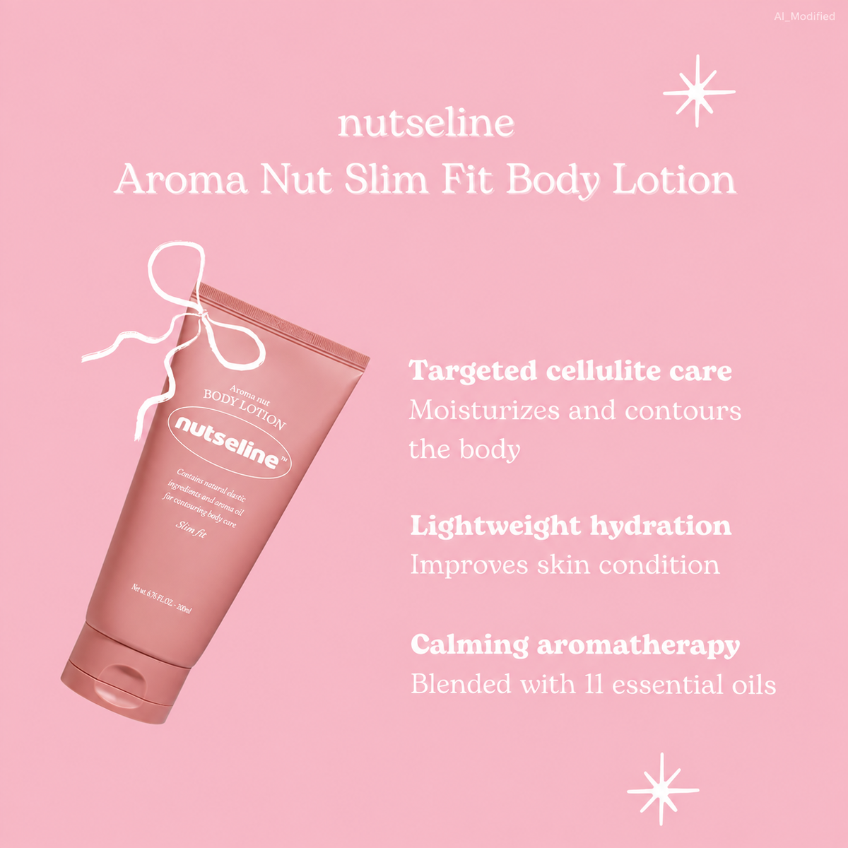 Aromātisks ķermeņa losjons NUTSELINE Aroma Nut Slim Fit Body Lotion