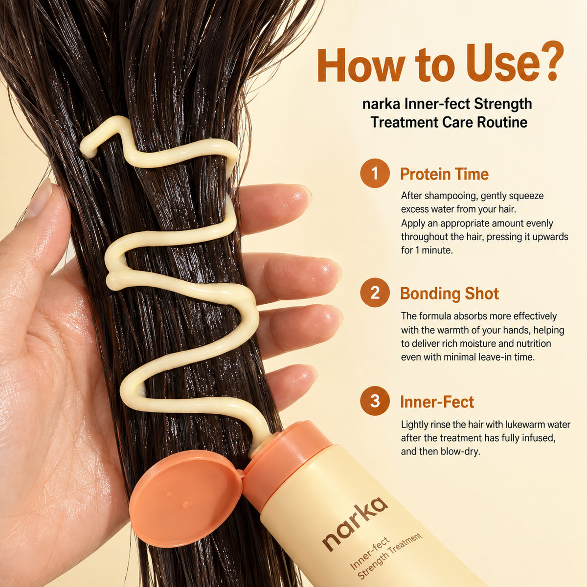 Barojoša matu maska Narka Inner-fect Stregth Treatment