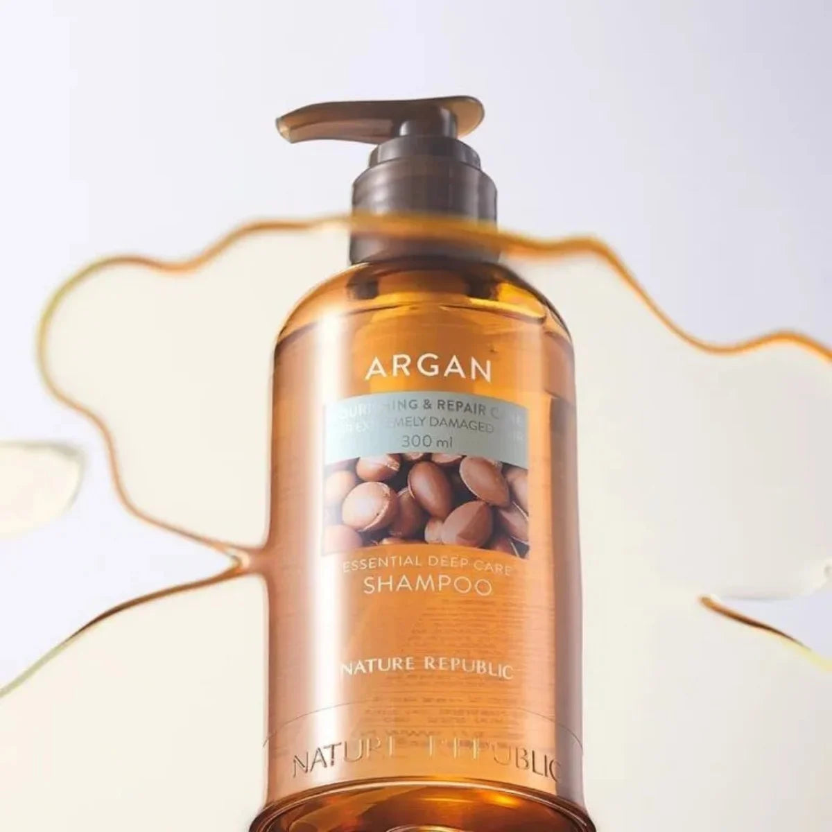 Mitrinošs šampūns Nature Republic Argan Essential Moisture Repairing Shampoo