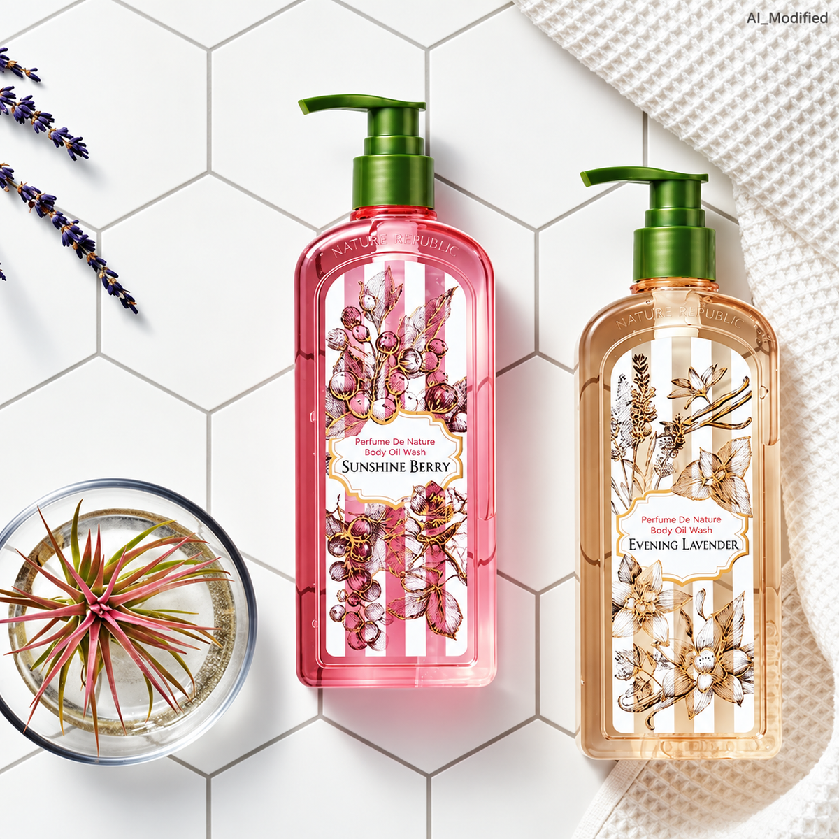 Parfimēts mazgāšanas līdzeklis Nature Republic Perfume De Nature Body Oil Wash