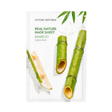 Auduma sejas maska Nature Republic Real Nature Bamboo Mask Sheet