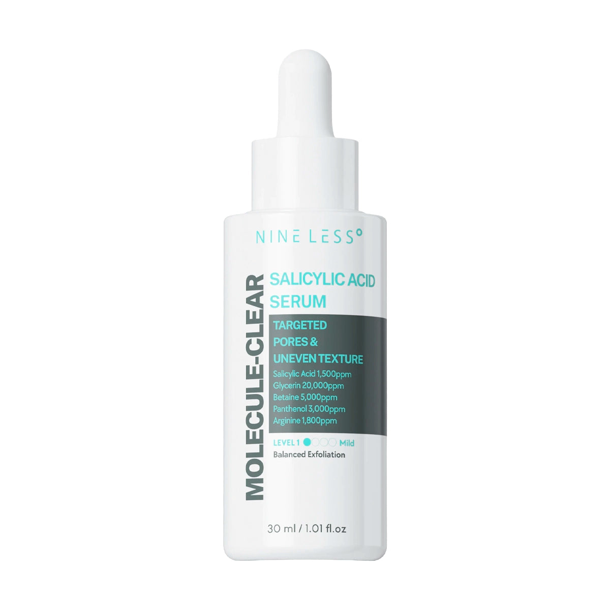 BHA attīrošais poru serums Nine Less Molecule-Clear Salicylic Acid Serum