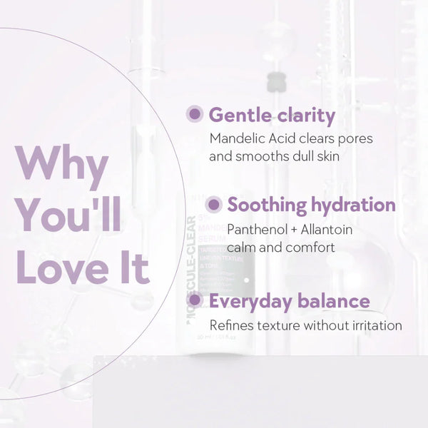 Обновляющая мягкая AHA-сыворотка Nine Less Molecule-Clear 5% Mandelic Acid Serum