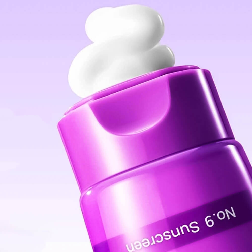 Saules aizsargkrēms Numbuzin No.9 NAD+ 9 Peptides Dewy Sun Essence