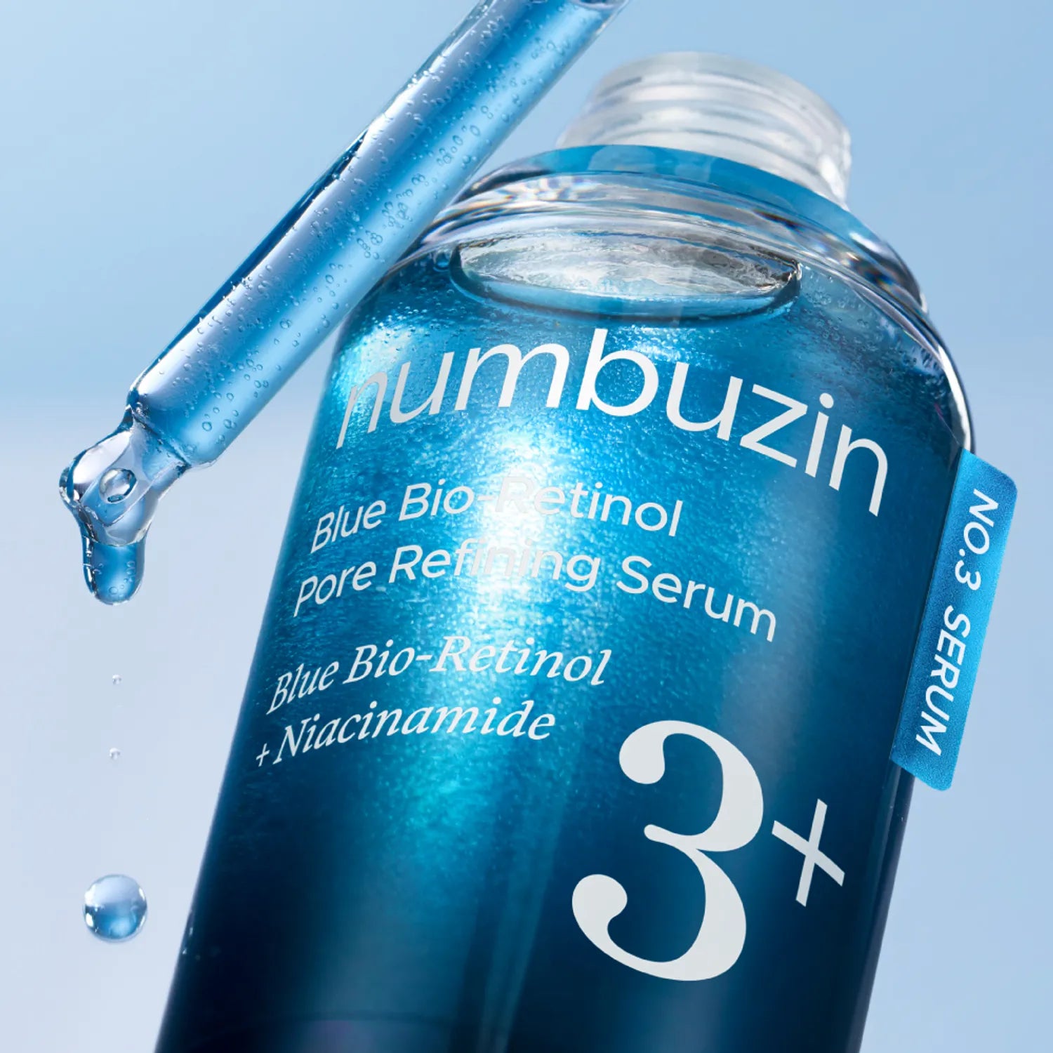 Сыворотка для сужения пор Numbuzin No.3 Blue Bio-retinol Pore Refining Serum