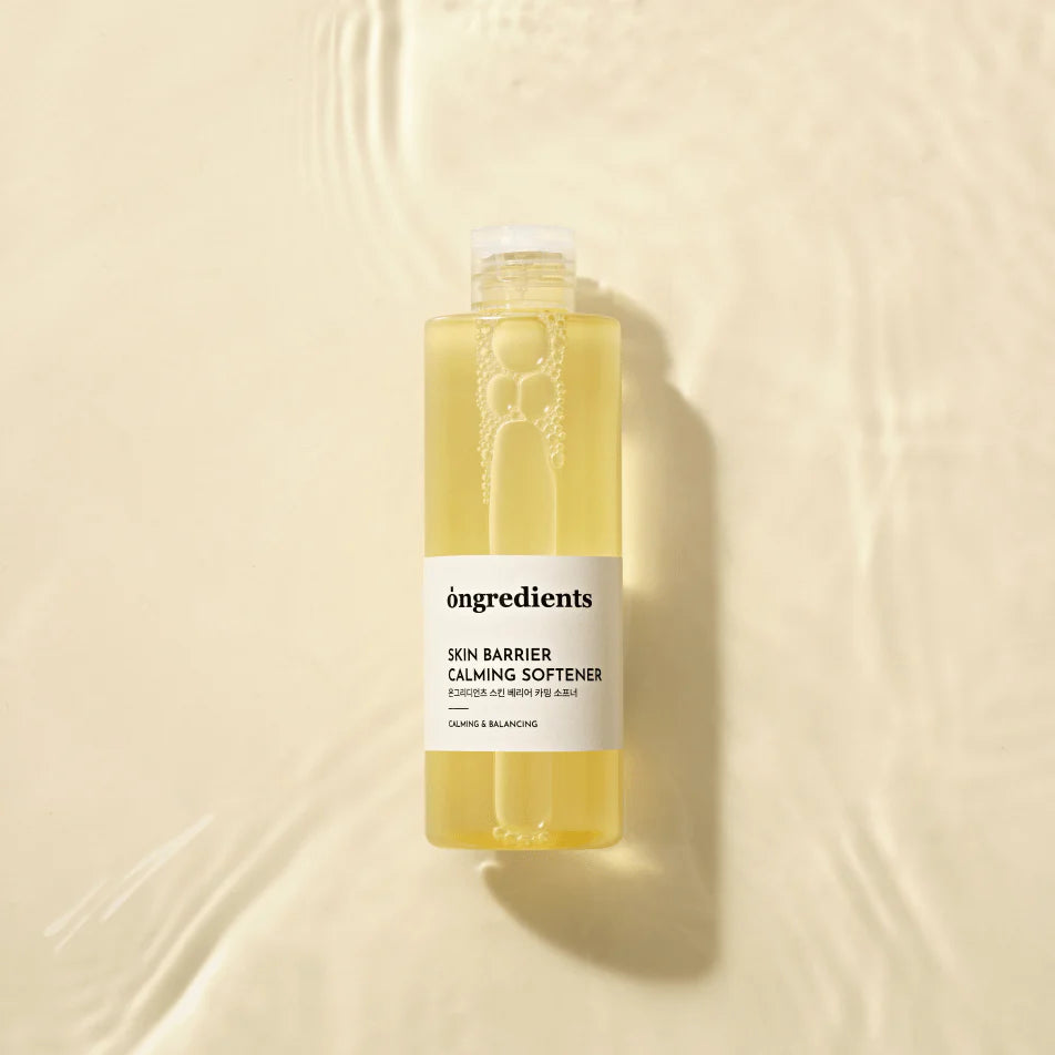 Nomierinošs Cica toneris Ongredients Skin Barrier Calming Softener