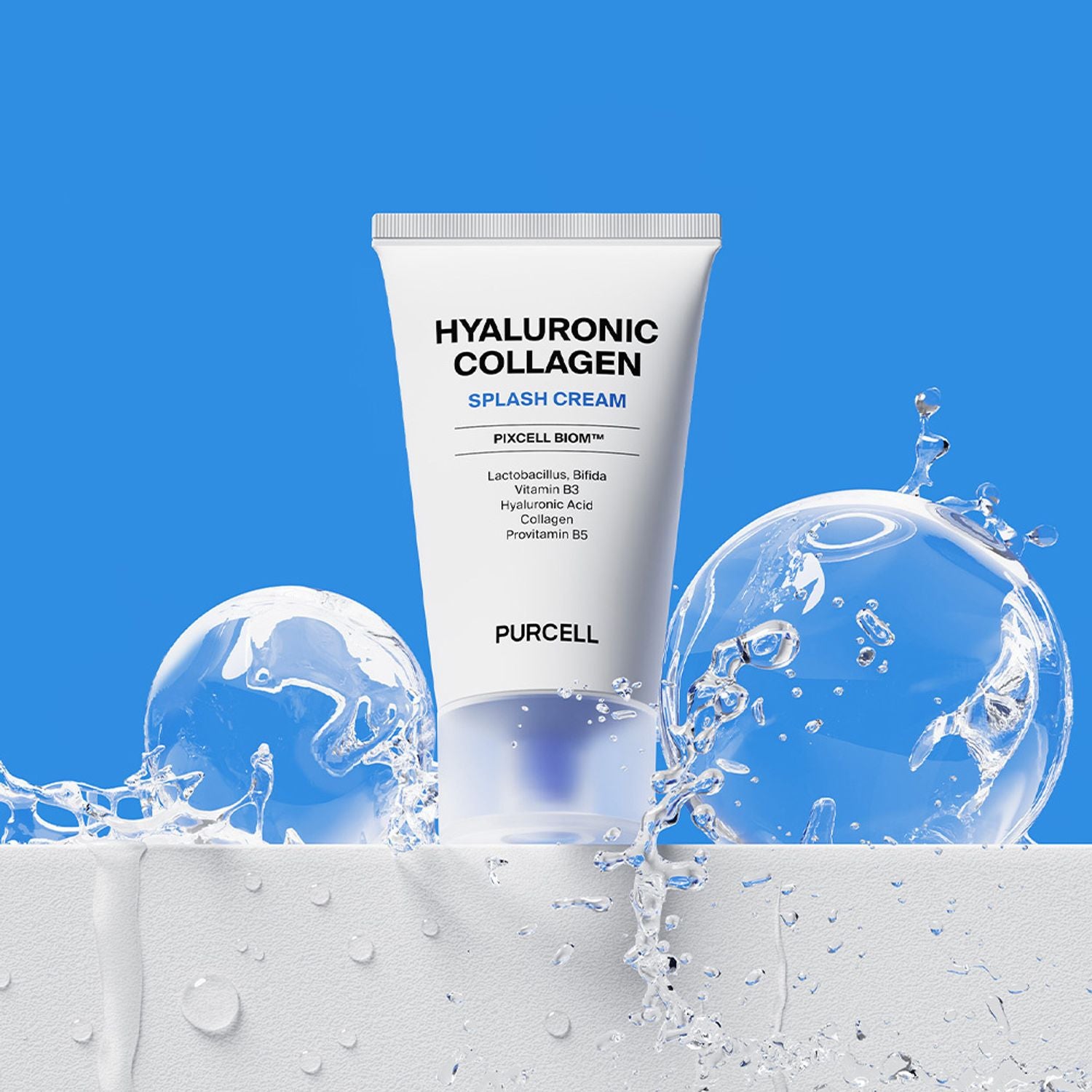 Mitrinošs gēlkrēms PURCELL Pixcell Biom Hyaluronic Collagen Splash Cream