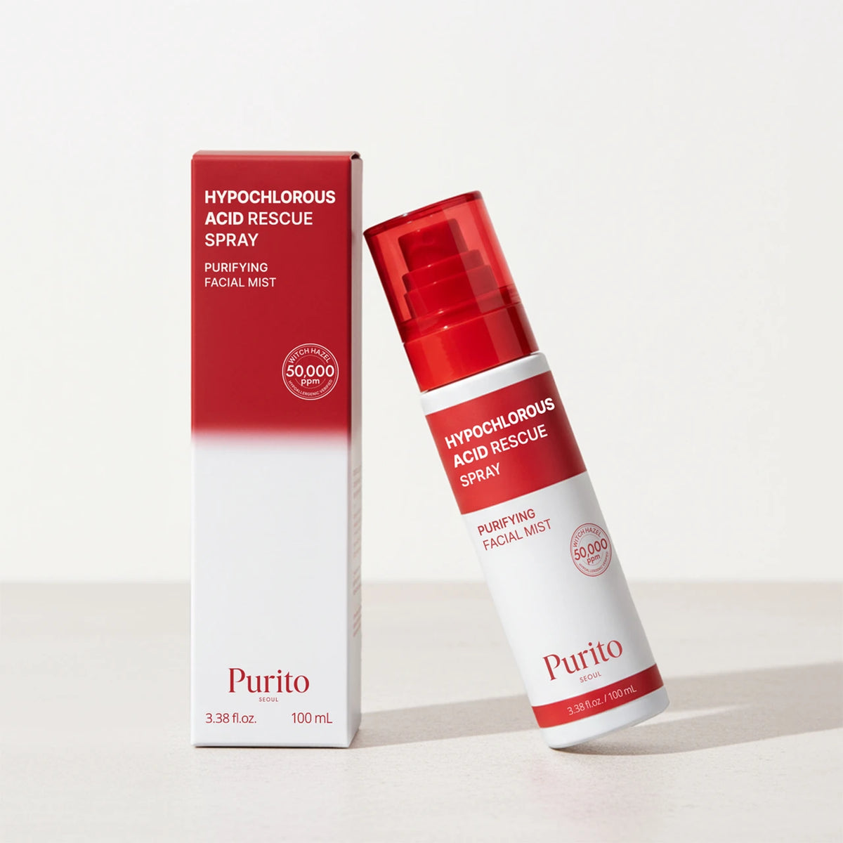 Atsvaidzinošs sejas sprejs PURITO SEOUL Hypochlorous Acid Rescue Spray