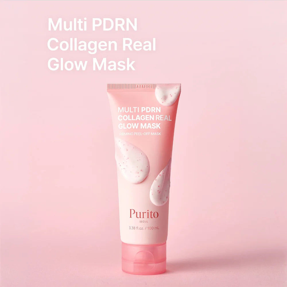 Маска-плёнка с PDRN PURITO SEOUL Multi PDRN Collagen Real Glow Mask