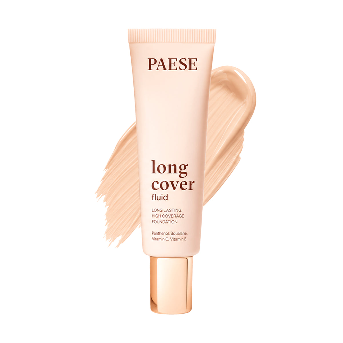Стойкий тональный крем Paese Long Cover Fluid Tube Foundation