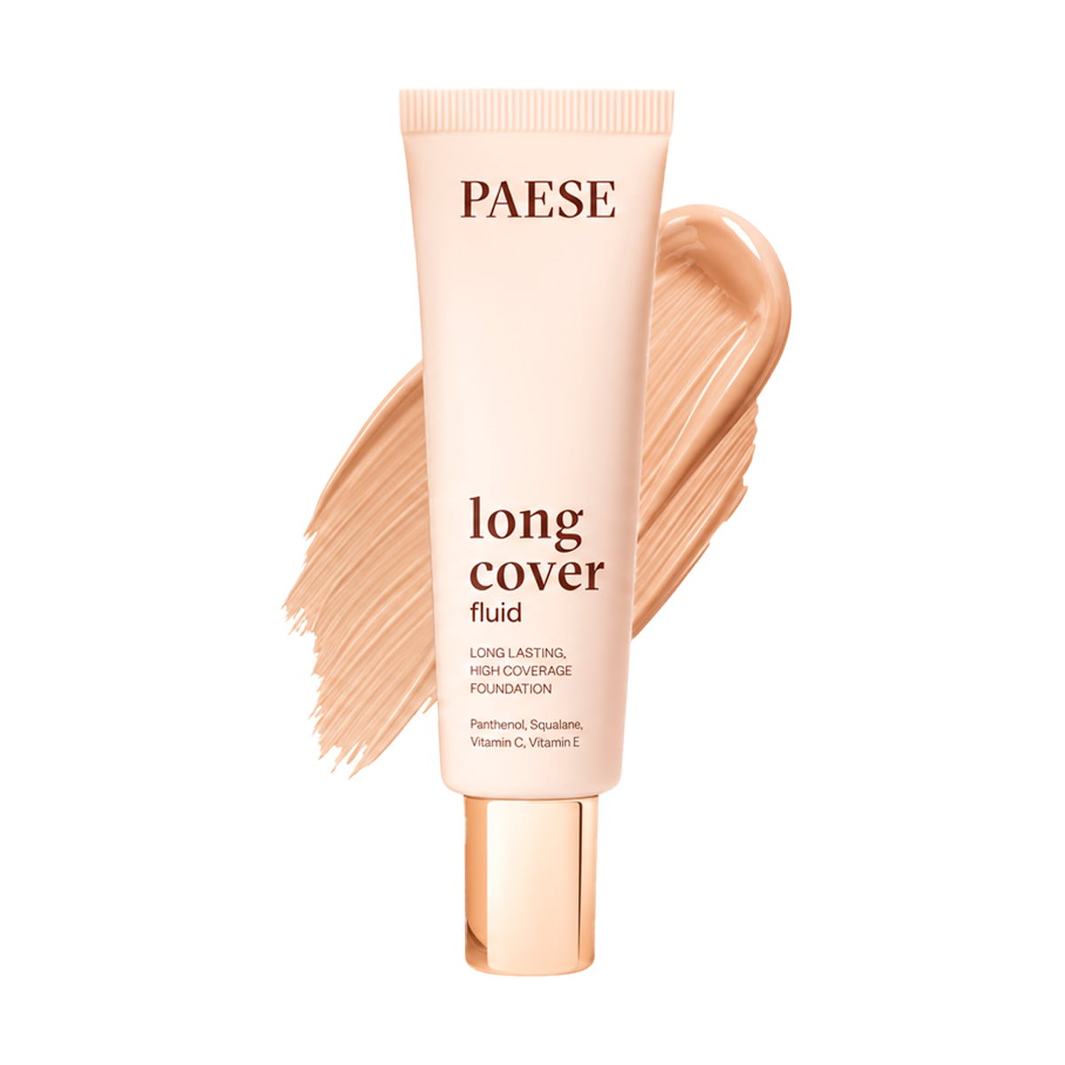 Стойкий тональный крем Paese Long Cover Fluid Tube Foundation