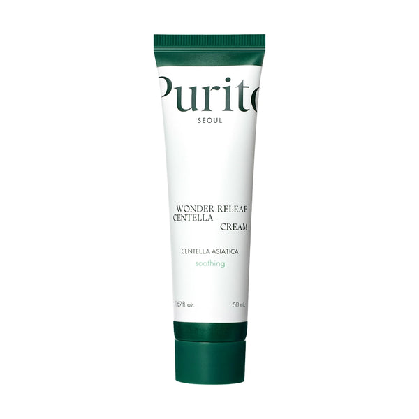 Nomierinošs krēms ādas atjaunošanai ar Gotu kolu Purito Seoul Wonder Releaf Centella Cream
