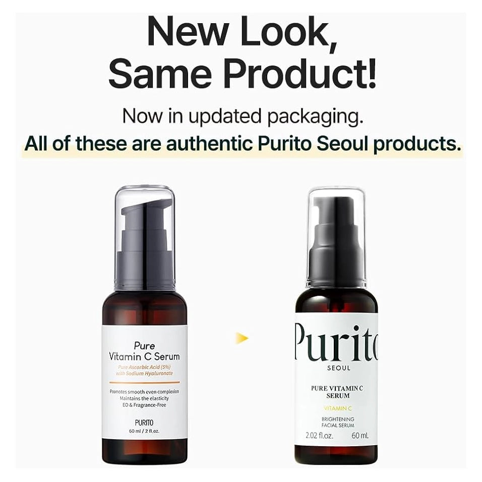 Intensīvi mitrinošs pretgrumbu serums ar C vitamīnu Purito Pure Vitamin C