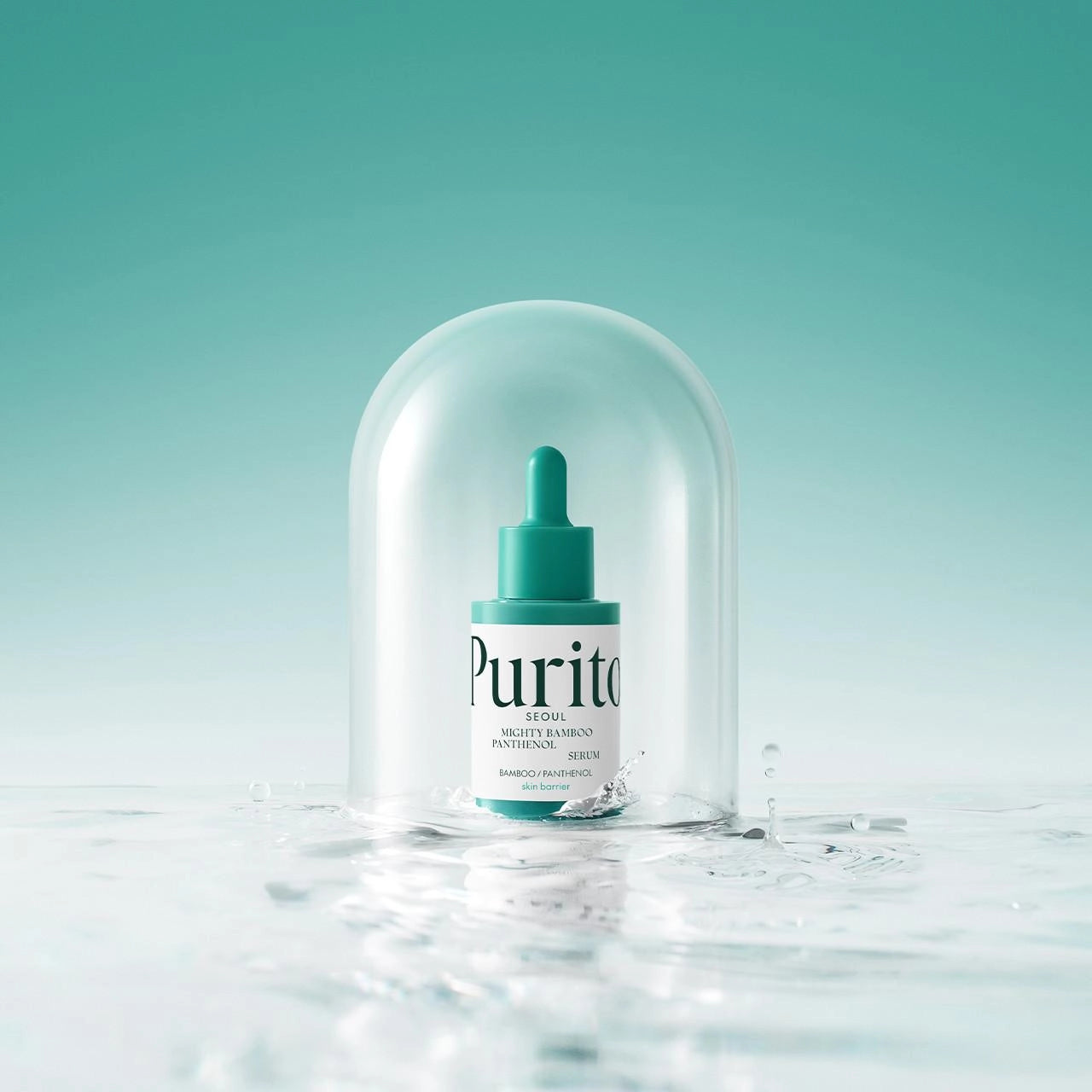 Atjaunojošs serums ar pantenolu un bambusu Purito Seoul Mighty Bamboo Panthenol Serum