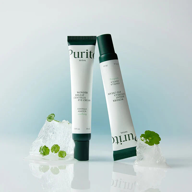 Liftinga krēms ādai ap acīm ar peptīdiem un Gotu kolu Purito Wonder Releaf Centella Eye Cream