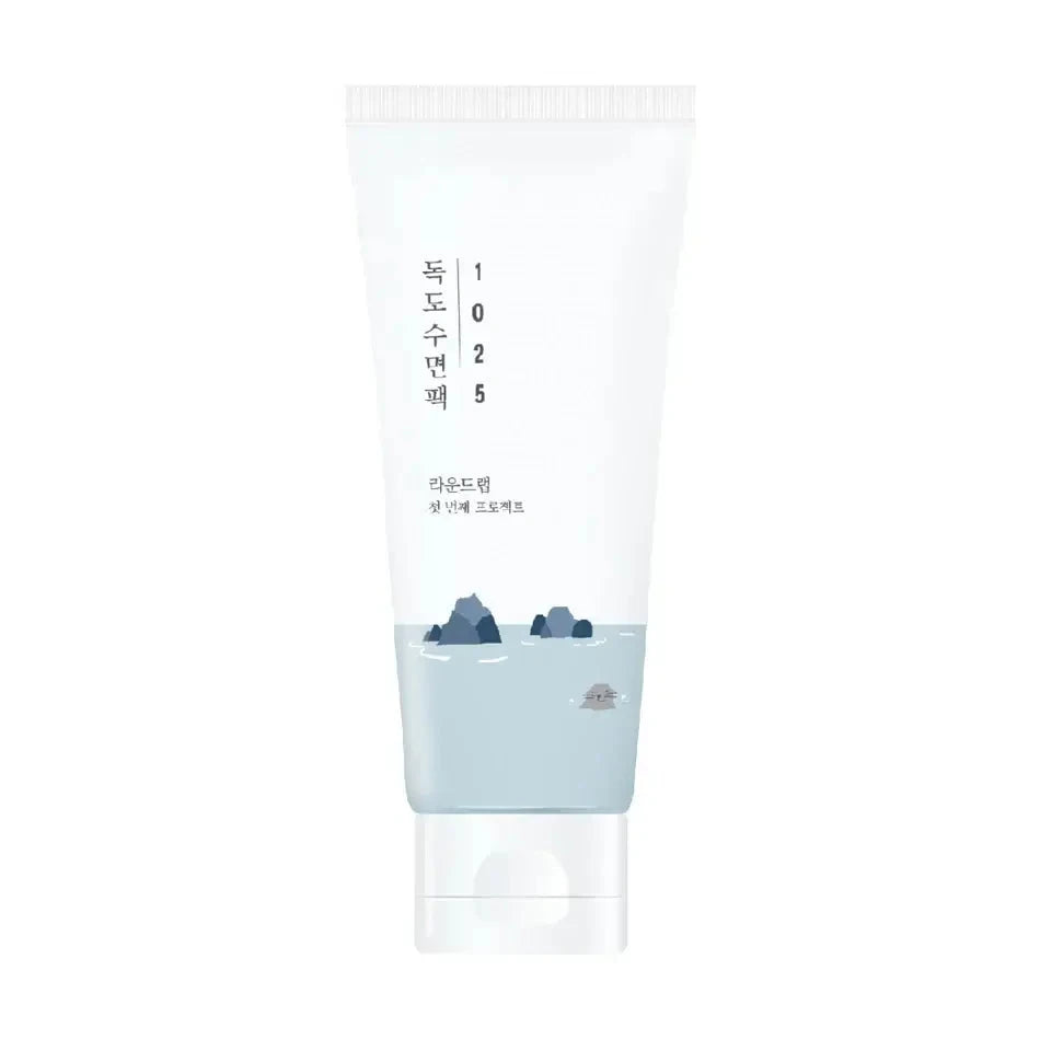 Ādu noloboša nakts maska ar jūras ūdeni Round Lab 1025 Dokdo Sleeping Pack