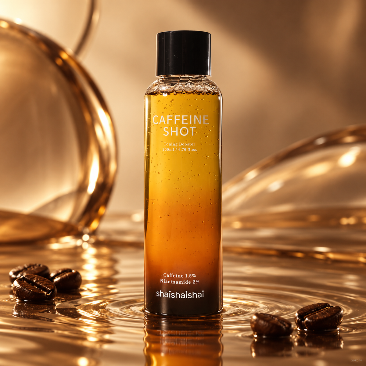 Тонер с кофеином Shaishaishai Caffeine Shot Toning Booster