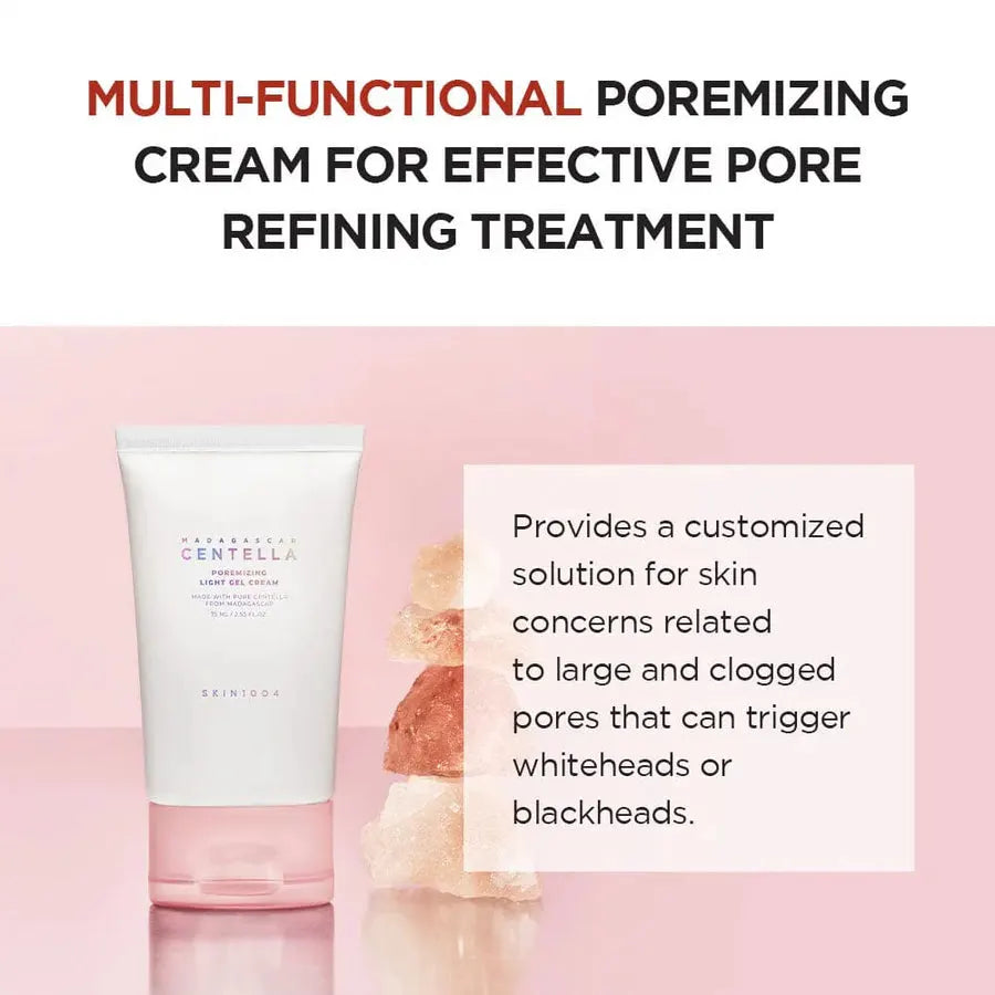 Viegls poru sašaurinošs gēlkrēms Skin1004 Madagascar Centella Poremizing Light Gel Cream