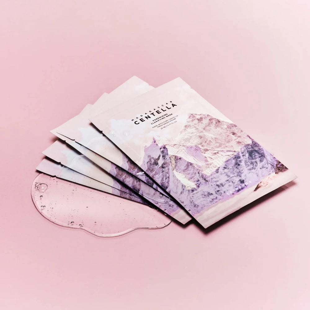 Auduma maska poru sašaurināšanai SKIN1004 Madagascar Centella Poremizing Clarifying Mask
