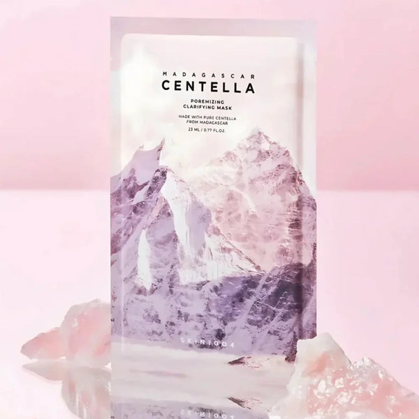 Auduma maska poru sašaurināšanai SKIN1004 Madagascar Centella Poremizing Clarifying Mask