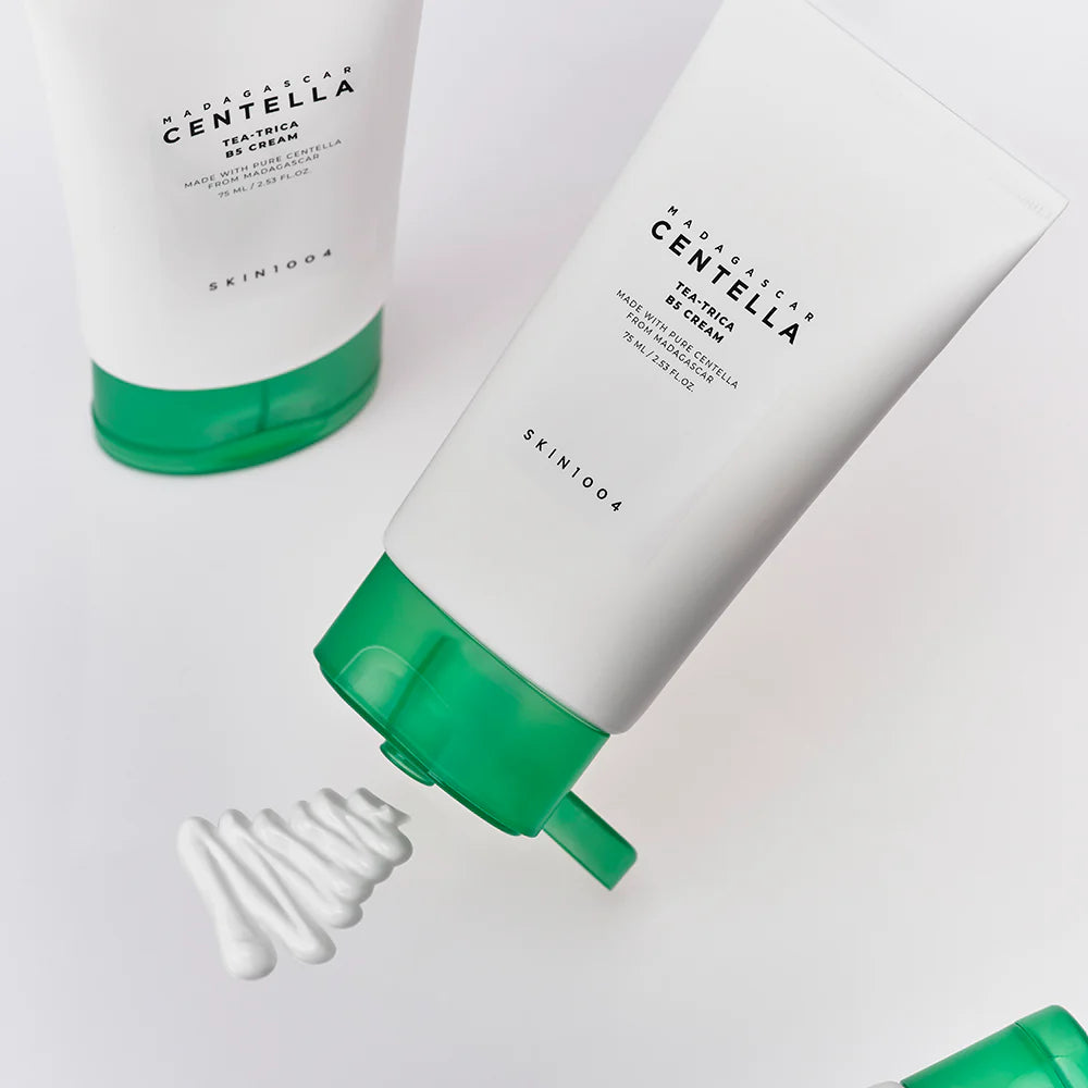 Nomierinošs krēms problemātiskai ādai SKIN1004 Madagascar Centella Tea-Trica B5 Cream